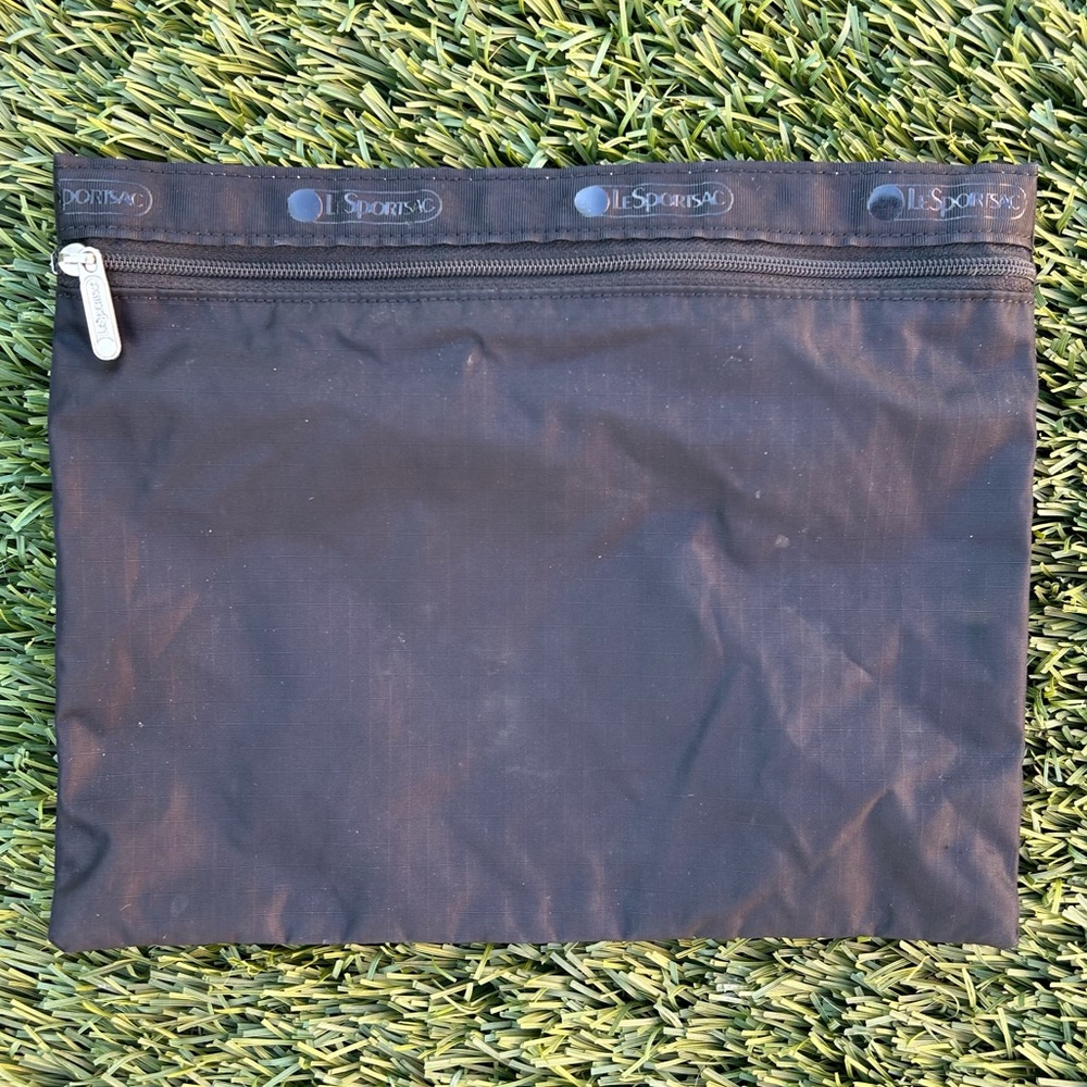 Lesportsac black makeup pouch